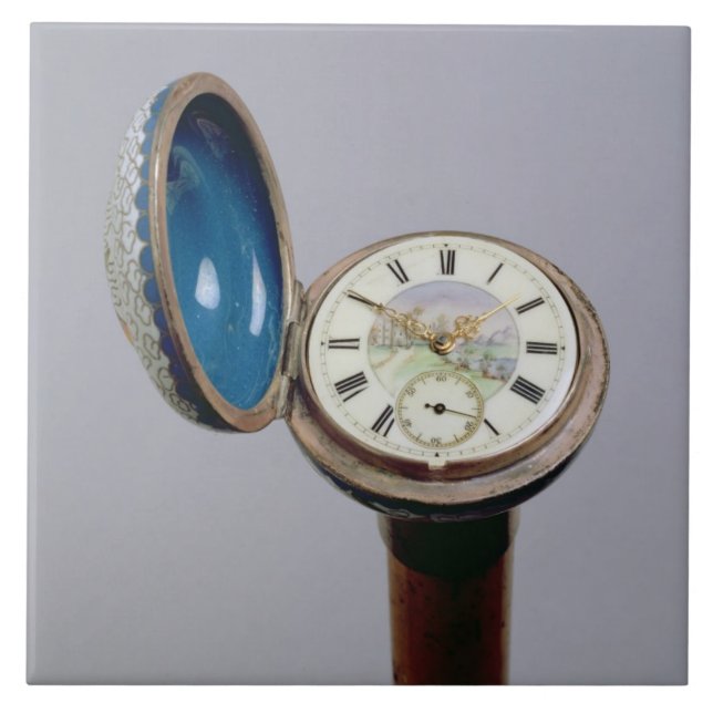 Carreau Canne d'instrument de montre (émail de cloisonne) (Devant)
