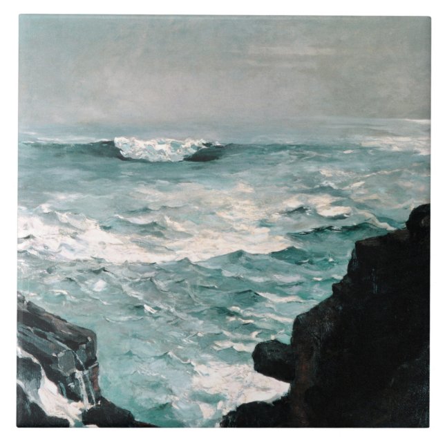 Carreau Cannon Rock par Winslow Homer, (Devant)