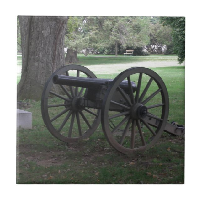 Carreau Canon de guerre civile à Gettysburg (Devant)