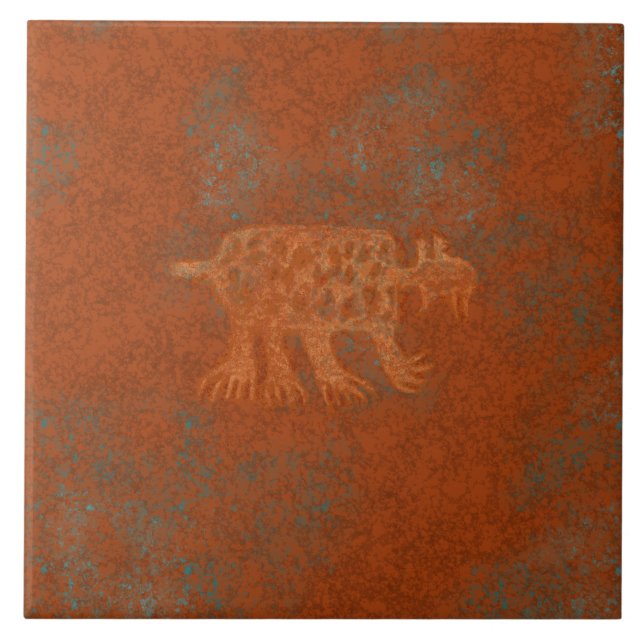 Carreau Canyons du sud-ouest Bobcat Petroglyph (Devant)