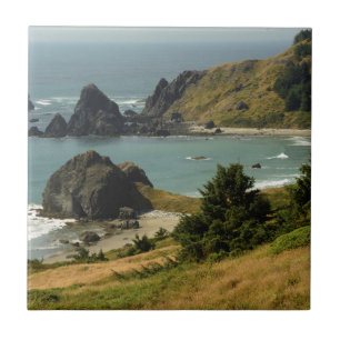 Carreau Cape Ferrelo, Vue, Océan, Stacks marins, Anse