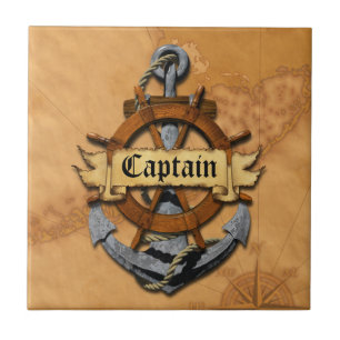 Carreau Capitaine Anchor et roue