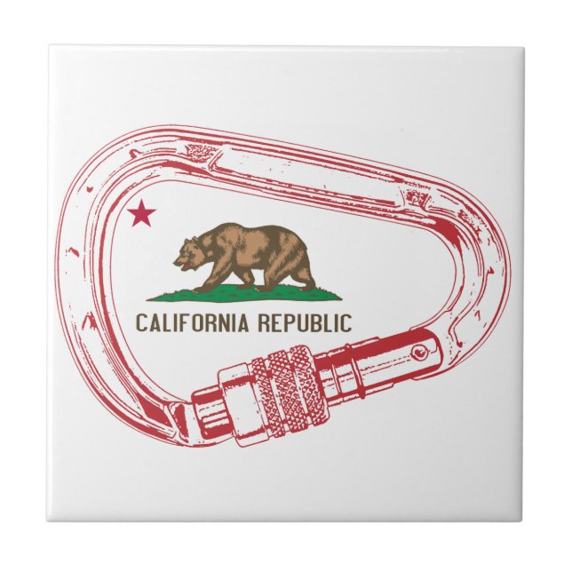 Carreau Carabiner d'Escalade californienne (Devant)