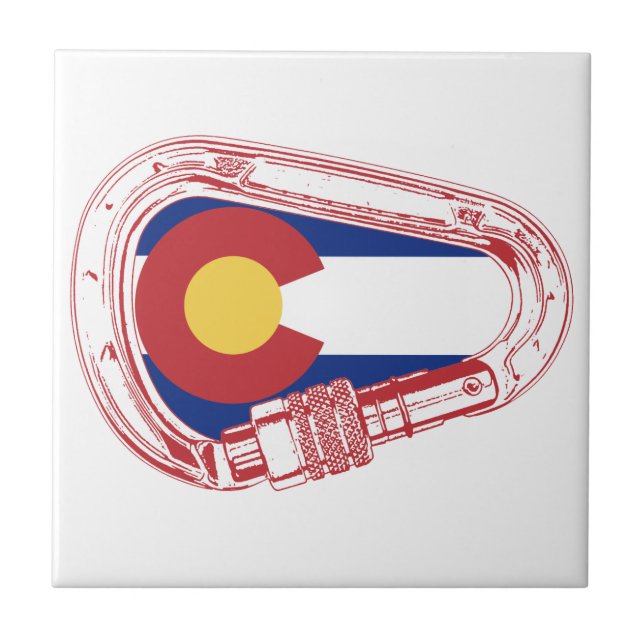 Carreau Carabiner Escalade du Colorado (Devant)