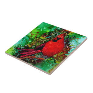Carreau Cardinal dans l'arbre