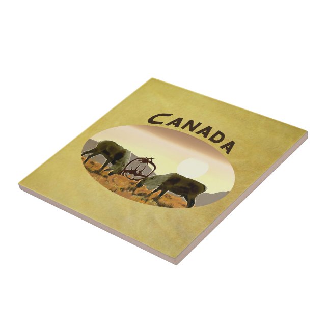 Carreau Caribou Duel - Canada (Côté)