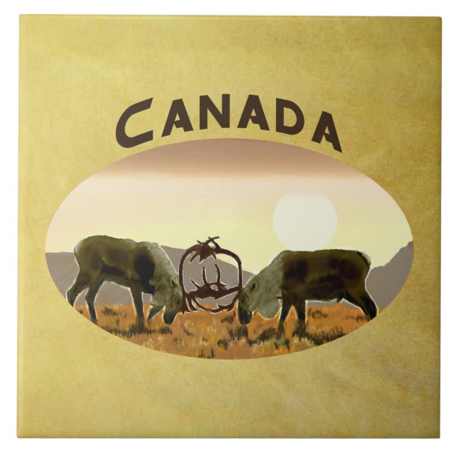 Carreau Caribou Duel - Canada (Devant)