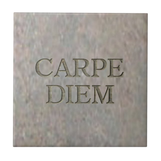 Carreau Carpe Diem Pierre petite tuile (Devant)