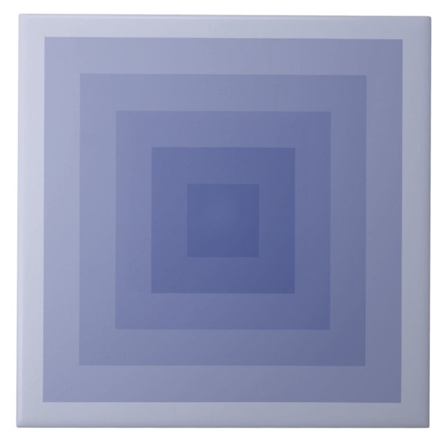 Carreau Carré bleu violet géométrique (Devant)