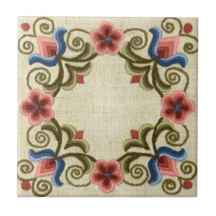 Carreau Carré hongrois de broderie
