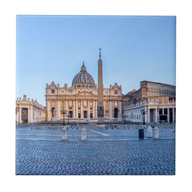 Carreau Carré Saint-Pierre en Cité du Vatican - Rome, Ital (Devant)