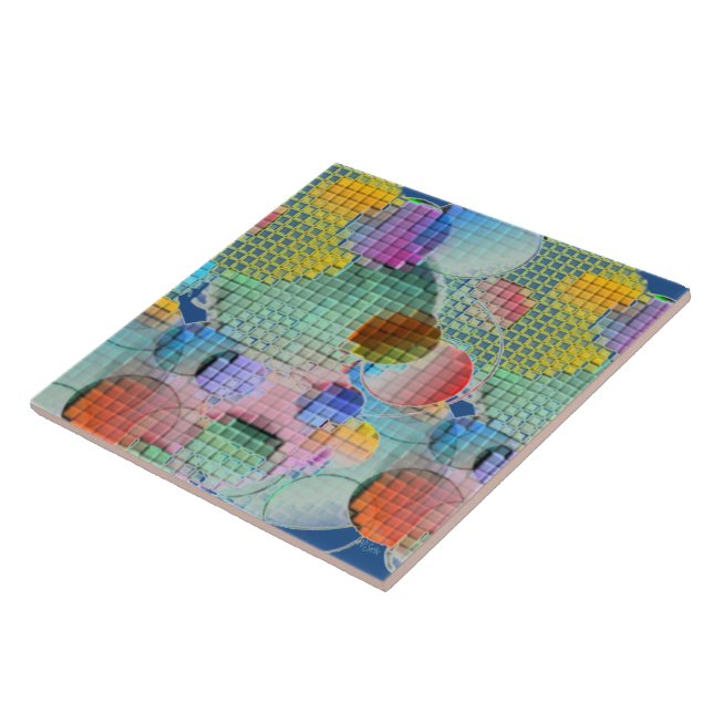 Carreau Carrelage 3D Abstrait (Côté)