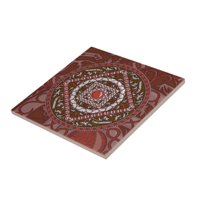 Carreau Carrelage Aries Mandala (Côté)
