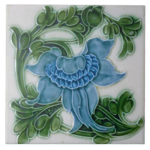 Carreau Carrelage Art nouveau cheminée décorative