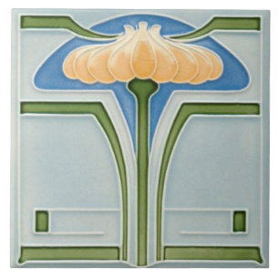 Carreau Carrelage Art nouveau cheminée décorative