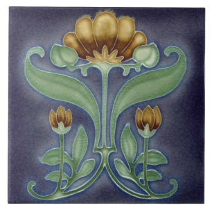 Carreau Carrelage Art nouveau cheminée décorative