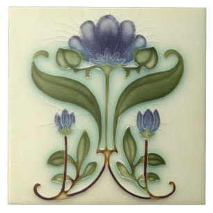 Carreau Carrelage Art nouveau cheminée décorative