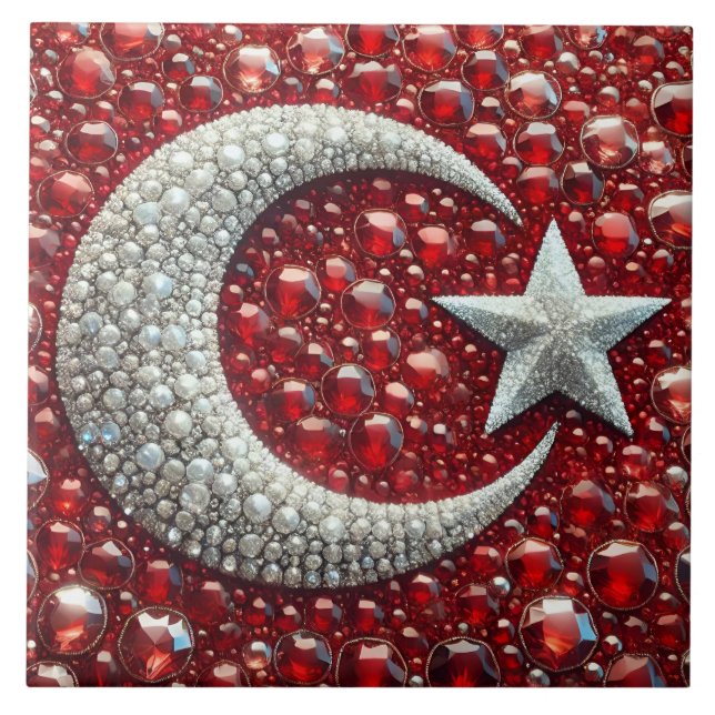 Carreau Carrelage aux couleurs turques design moderne (Devant)