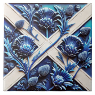 Carreau Carrelage avec teintes écossaises design moderne