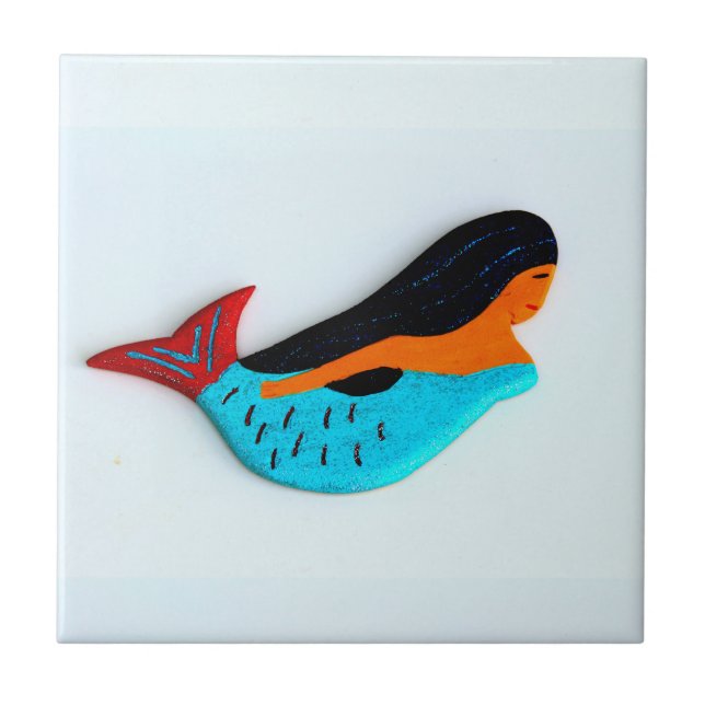 Carreau carrelage bleu de merveille (Devant)