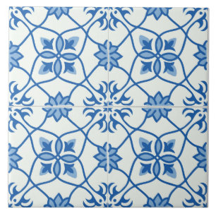 Carreau Carrelage bleu décoratif