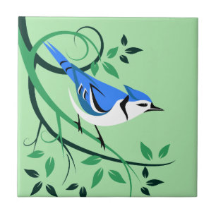 Carreau Carrelage bleu Jay