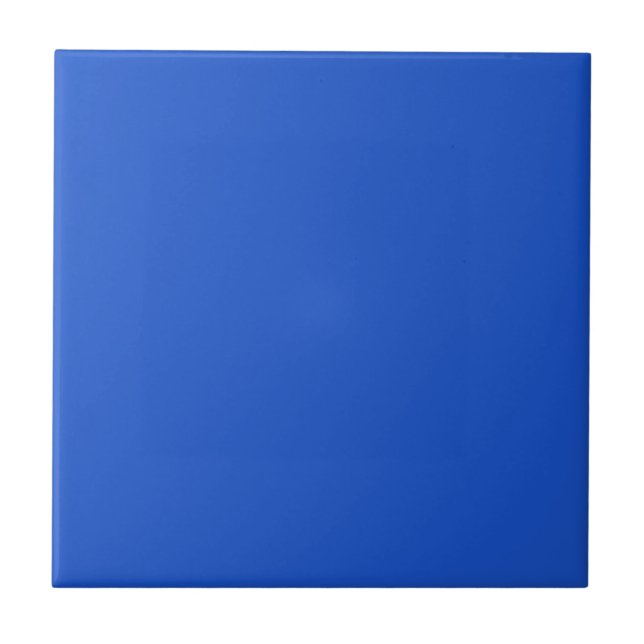 Carreau Carrelage bleu Sapphire bleu couleur solide (Devant)