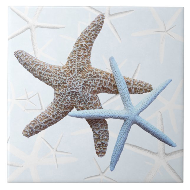 Carreau Carrelage Carré décoratif Starfish Couple (Devant)