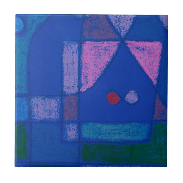 CARREAU CARRELAGE CÉRAMIQUE : PAUL KLEE : UNE PETITE CHAMB (Devant)