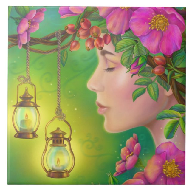 Carreau Carrelage céramique rêve d'été (Devant)