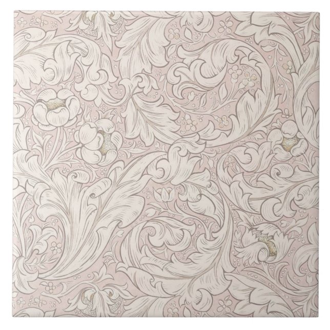 CARREAU CARRELAGE CÉRAMIQUE ; WILLIAM MORRIS : FLORAL (Devant)