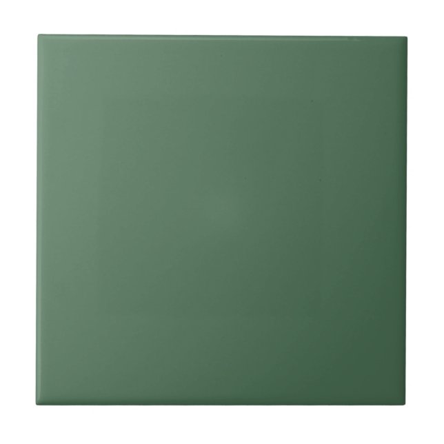 Carreau Carrelage couleur vert profond (Devant)