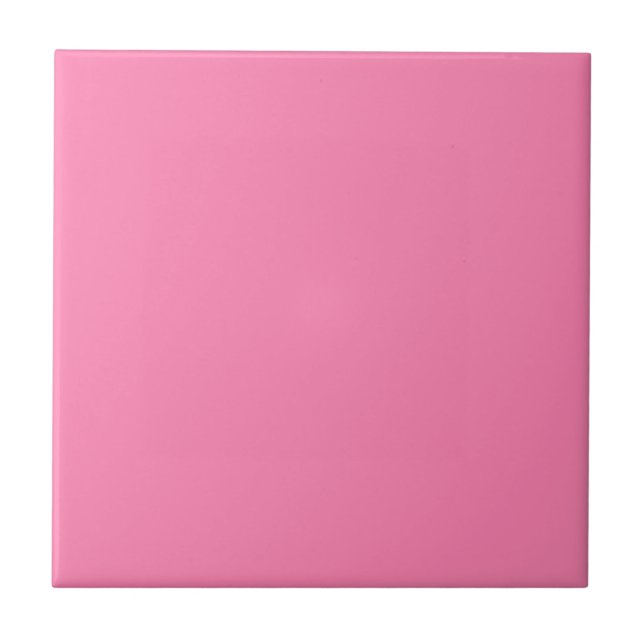 Carreau Carrelage couleur vive rose (Devant)