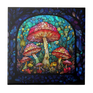 Carreau Carrelage d'art des champignons
