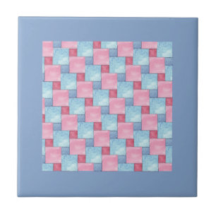 Carreau Carrelage de conception en Patchwork, Rose, Blues