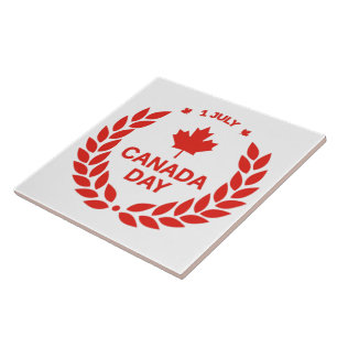 Carreau Carrelage de couronne de la fête du Canada