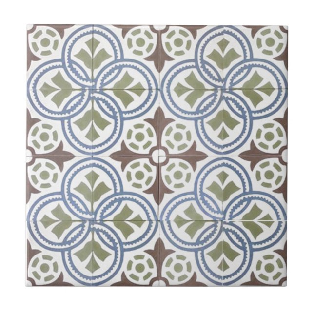 Carreau Carrelage de cuisine en céramique - Motif français (Devant)