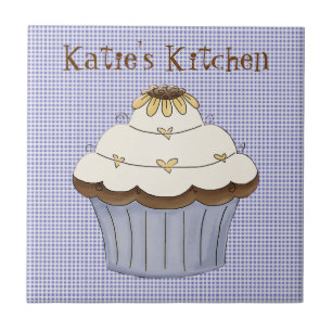 Carreau Carrelage de Cupcake de tournesol