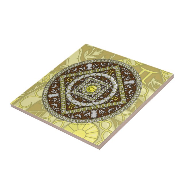 Carreau Carrelage de Gemini Mandala (Côté)