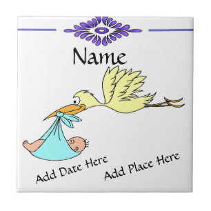 Carreau Carrelage de naissance, Néerlandais, Personnaliser
