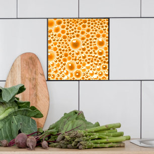 Carreau Carrelage décoratif avec bulles, marmelade d'orang
