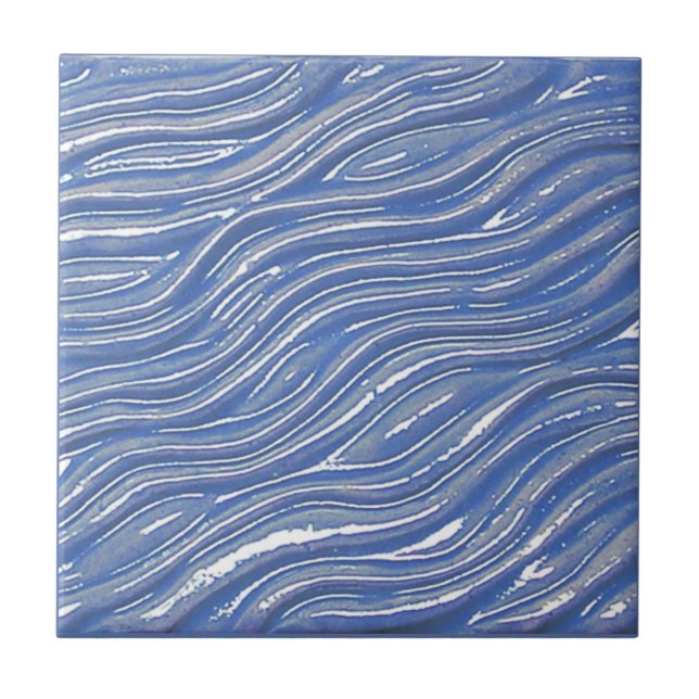 Carreau Carrelage décoratif Carrelage bleu (Devant)