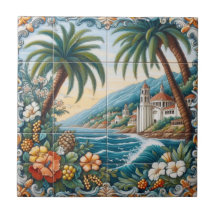 Carrelage décoratif de l'île Catalina 1