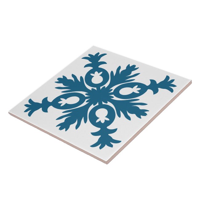 Carreau carrelage décoratif en céramique de style hawaïen (Côté)