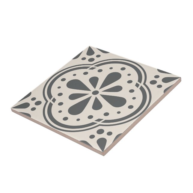 Carreau Carrelage décoratif Motif géométrique (Côté)