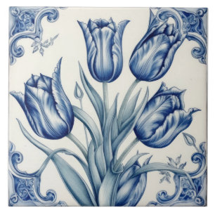 Carreau Carrelage Delft Bleu Et Carrelage Blanc