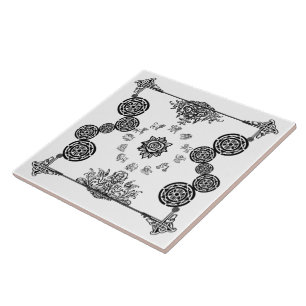 Carreau Carrelage design Zodiac Art Déco vintage