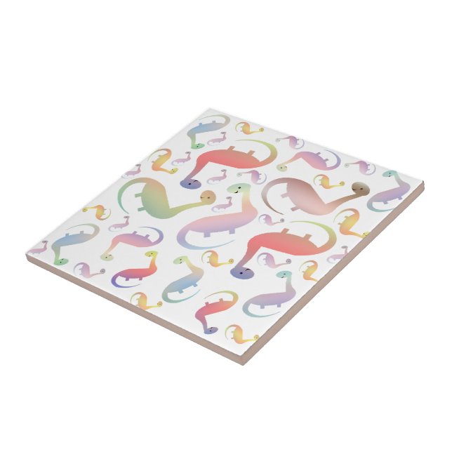 Carreau Carrelage Dinosaure pour Enfants adorable (Côté)