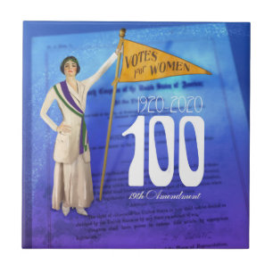Carreau Carrelage du centenaire du suffrage féminin