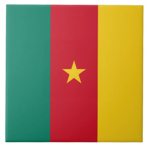 Carreau Carrelage du drapeau du Cameroun